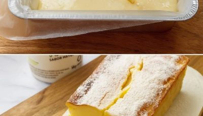Lo horneo todas las noches y no he engordado ni un kilo. Es el único pastel que puedo comer después de cenar. ¡Solo tiene 90 calorías!